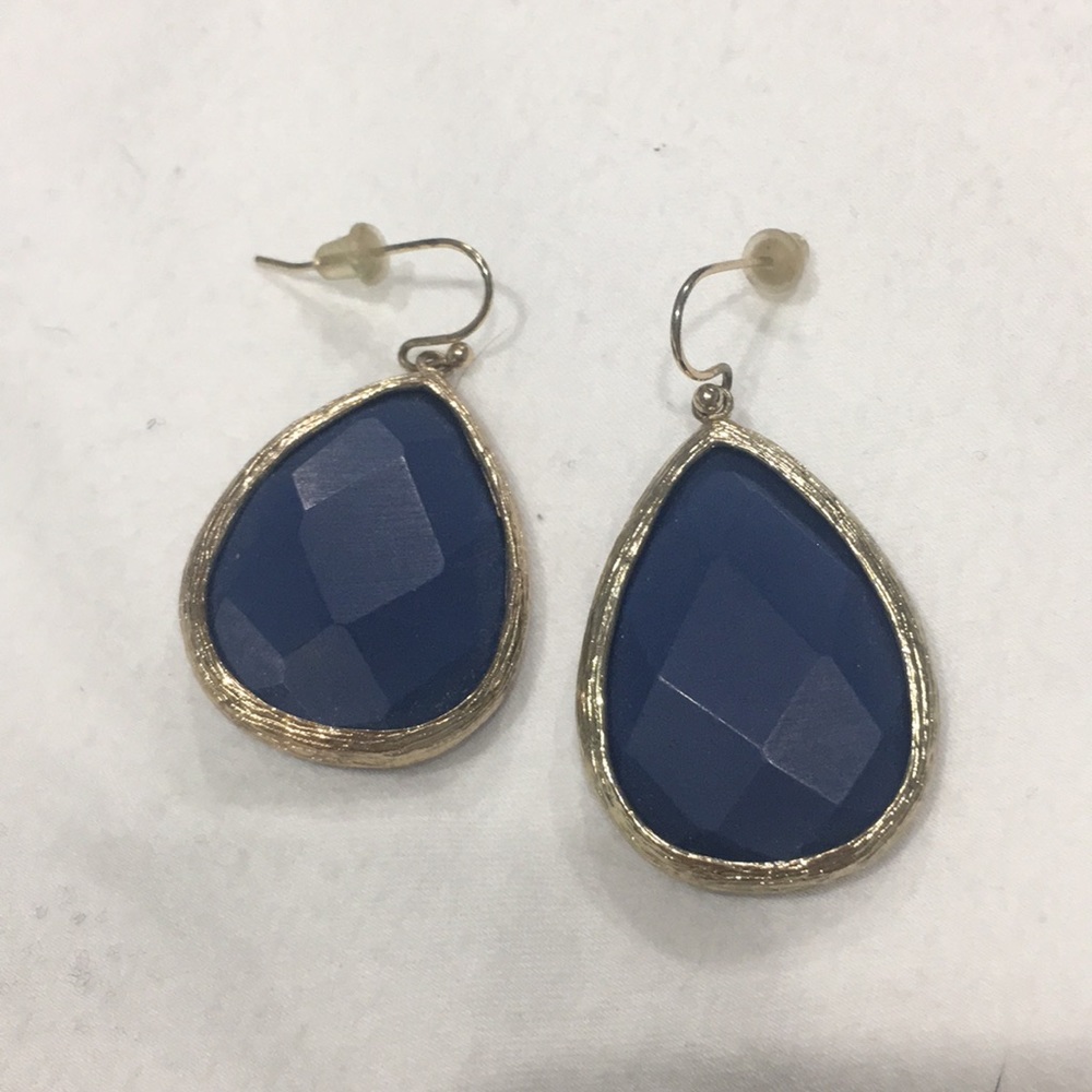 Navy Anna & Ava Earrings